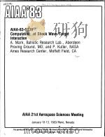 AIAA'83 AIAA-83-0039 PDF电子版封面