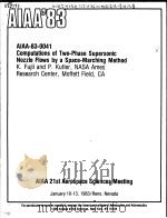 AIAA'83 AIAA-83-0041 PDF电子版封面