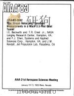 AIAA'83 AIAA-83-0042 PDF电子版封面