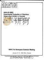 AIAA'83 AIAA-83-0003 PDF电子版封面