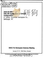 AIAA'83 AIAA-83-0007 PDF电子版封面