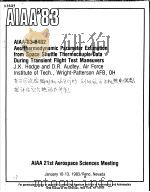 AIAA'83 AIAA-83-0482 PDF电子版封面