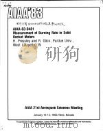 AIAA'83 AIAA-83-0481 PDF电子版封面