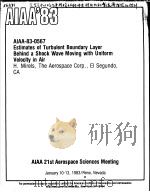 AIAA'83 AIAA-83-0567 PDF电子版封面