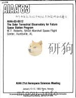 AIAA'83 AIAA-83-0512 PDF电子版封面