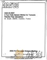 AIAA'83 AIAA-83-0507 PDF电子版封面