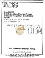 AIAA'83 AIAA-83-0557 PDF电子版封面
