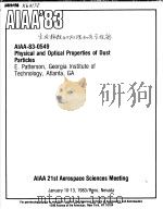 AIAA'83 AIAA-83-0549 PDF电子版封面