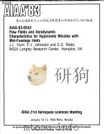 AIAA'83 AIAA-83-0542 PDF电子版封面