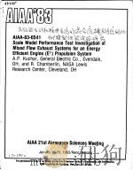 AIAA'83 AIAA-83-0541 PDF电子版封面