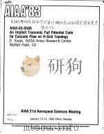 AIAA'83 AIAA-83-0506 PDF电子版封面
