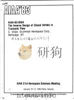 AIAA'83 AIAA-83-0504     PDF电子版封面     