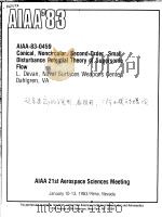 AIAA'83 AIAA-83-0459 PDF电子版封面