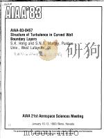 AIAA'83 AIAA-83-0457 PDF电子版封面