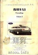 ISATA 83 PROCEEDINGS VOLUME 2 PDF电子版封面