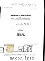 TECHNOLOGY ASSESSMENT OF RING LASER GYROSCOPES（ PDF版）