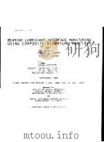 BEARING LUBRICANT INTERFACE MONITORING USING COMPOSITE SIGNATURE ANALYSIS PDF电子版封面