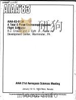 AIAA'83 AIAA-83-0139 PDF电子版封面