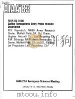AIAA'83 AIAA-83-0100 PDF电子版封面
