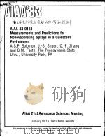 AIAA'83 AIAA-83-0151 PDF电子版封面