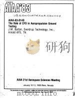 AIAA'83 AIAA-83-0149 PDF电子版封面