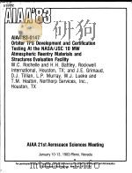 AIAA'83 AIAA-83-0147 PDF电子版封面