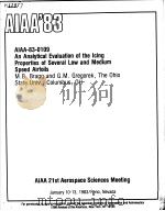 AIAA'83 AIAA-83-0109 PDF电子版封面