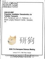 AIAA'83 AIAA-83-0087 PDF电子版封面