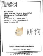 AIAA'83 AIAA-83-0086 PDF电子版封面