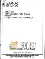 AIAA'83 AIAA-83-0063 PDF电子版封面