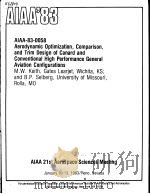 AIAA'83 AIAA-83-0058 PDF电子版封面