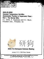 AIAA'83 AIAA-83-0050 PDF电子版封面