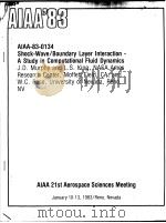 AIAA'83 AIAA-83-0134 PDF电子版封面