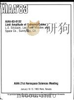 AIAA'83 AIAA-83-0132 PDF电子版封面