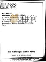 AIAA'83 AIAA-83-0130 PDF电子版封面