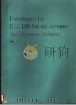 PROCEEDINGS OF THE IEEE 1990 NATIONAL AEROSPACE AND ELECTRONINCS CONFERENCE VOLUME 3 PDF电子版封面