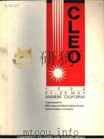 CONFERENCE ON LASERS AND ELECTRO-OPTICS 1990 TECHNICAL DIGEST SERIES  VOLUME 7  CONFERENCE EDITION（ PDF版）