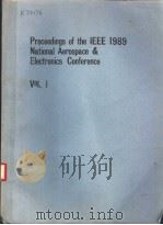 PROCEDINGS OF THE IEEE 1989 NATIONAL AEROSPACE AND ELECTRONICS CONFERENCE NAECON 1989  THIS IS VOLUM（ PDF版）