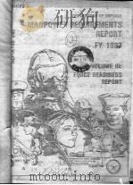 MANPOWER REQUIREMENTS REPORT FY 1987  VOLUME 3:FORCE READINESS REPORT（ PDF版）