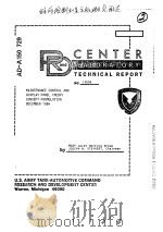 MAINTENANCE CONTROL AND DISPLAY PANEL (MCDP) CONCEPT FORMULATION DECEMBER 1984 PDF电子版封面 JOSEPH W.STEYAERT CHAIRMAN