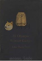 3 OLYMPIC WINTER GAMES LAKE PLACID 1932 PDF电子版封面