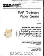 SAE TECHNICAL PAPER SERIES 831352 NATURE AND REDUCTION OF CYCLE-TO-CYCLE COMBUSTION VARIATION IN AN（ PDF版）