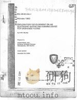 EXPLORATORY DEVELOPMENT ON AN ELECTRONIC SAFING AND ARMING DEVICE FOR ORDNANCE FUZING PDF电子版封面 D.M.MERHAR