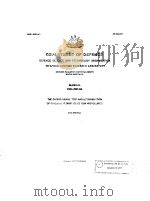 DEPARTMENT OF DEFENCE DEFENCE SCIENCE AND TECHNOLOGY ORGANISATION WEAPONS SYSTEMS RESEARCH LABORATOR PDF电子版封面