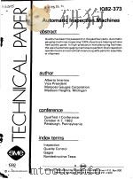 TECHNICAL PAPER IQ82-373 AUTOMATIC INSPECTION MACHINES（ PDF版）