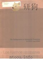 THE DEFLAGRATION-TO-DETONATION TRANSITION IN PETN AND HMX     PDF电子版封面    ROBERT H.DINEGAR 