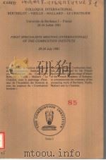 COLLOQUE INTERNATIONAL BERTHELOT-VIEILLE-MALLARD-LE CHATELIER TOME 1     PDF电子版封面     