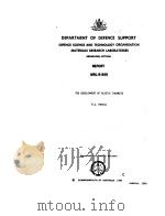 THE DEVELOPMENT OF PLASTIC THERMITE PDF电子版封面 R.J.HANCOX