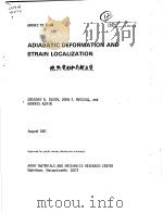 ADIABATIC DEFORMATION AND STRAIN LOCALIZATION（ PDF版）