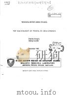 TNT EQUIVALENCY OF PENTOLITE HEMISPHERES     PDF电子版封面     